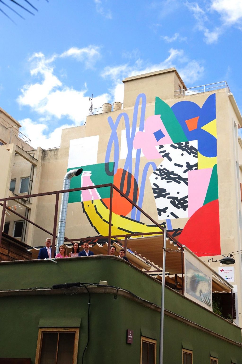 Un nuevo mural de arte urbano para la capital, de la mano de ‘Sumérgete en Santa Cruz’ 
