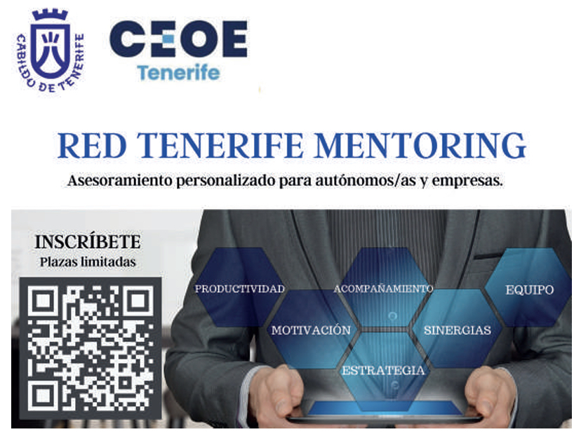 CEOE Tenerife y el Cabildo de Tenerife lanzan con éxito la convocatoria 2023 de la Red Tenerife Mentoring