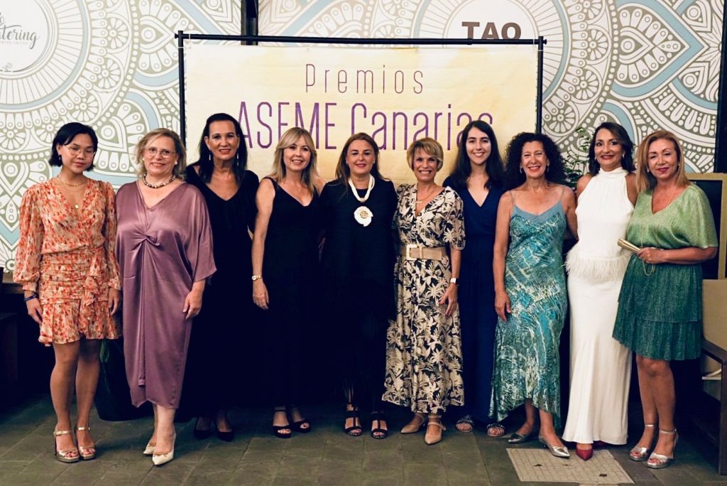Éxito Rotundo en la Tercera Edición de los Premios ASEME Canarias 2023,Reconociendo a Mujeres Empresarias de Canarias