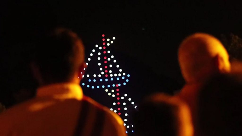Un espectáculo de 200 drones iluminará la noche de Santa Cruz de La Palma este sábado