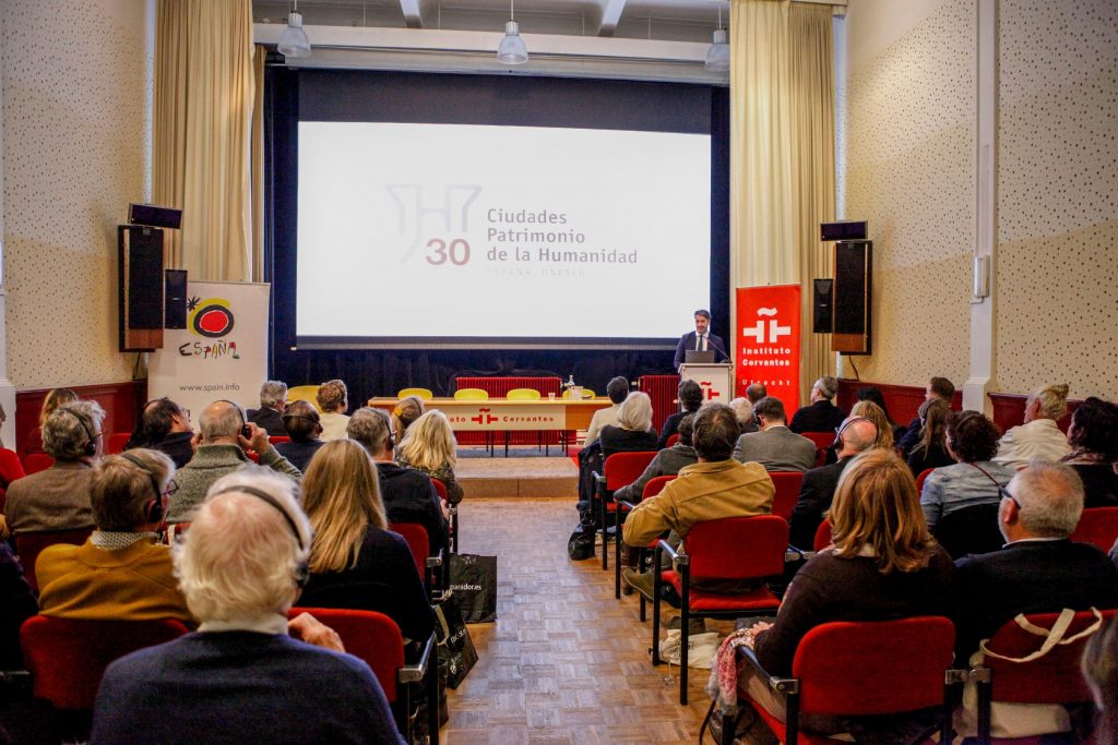 Luis Yeray Gutiérrez cierra en Utrecht las acciones internacionales de la presidencia de Ciudades Patrimonio en 2023