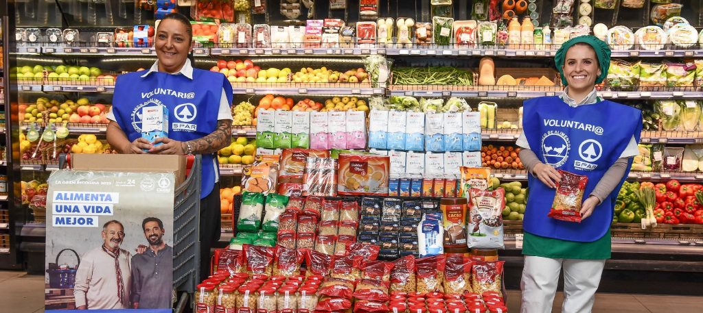 SPAR Gran Canaria se vuelca con la gran recogida solidaria  para el banco de alimentos