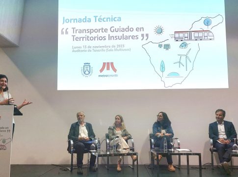 El Cabildo de Tenerife y Metrotenerife celebraron la primera Jornada Técnica ‘Transporte Guiado en Territorios Insulares’