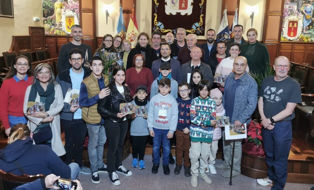 Ganan el concurso de belenes Adán Pérez García, Parroquia de La Concepción, CEIP Palo Blanco y Gloria Fariña Hernández