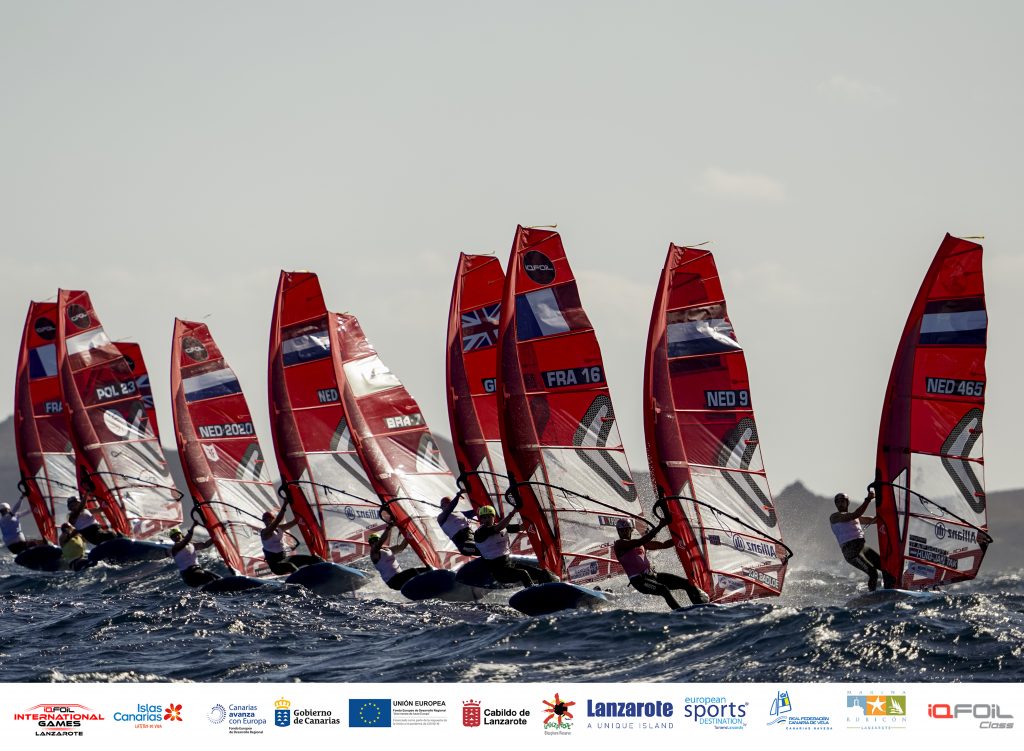 Hoy comienza la última gran prueba del año con los Lanzarote iQFOiL Games