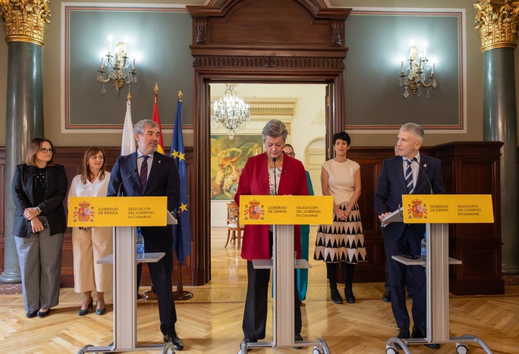 Canarias seguirá reclamando a la UE y España que cumplan sus compromisos en materia migratoria