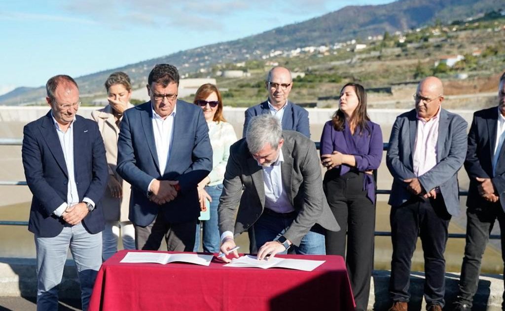 El Gobierno de Canarias finaliza la obra y entrega la gestión de la Balsa de Vicario al Cabildo de La Palma