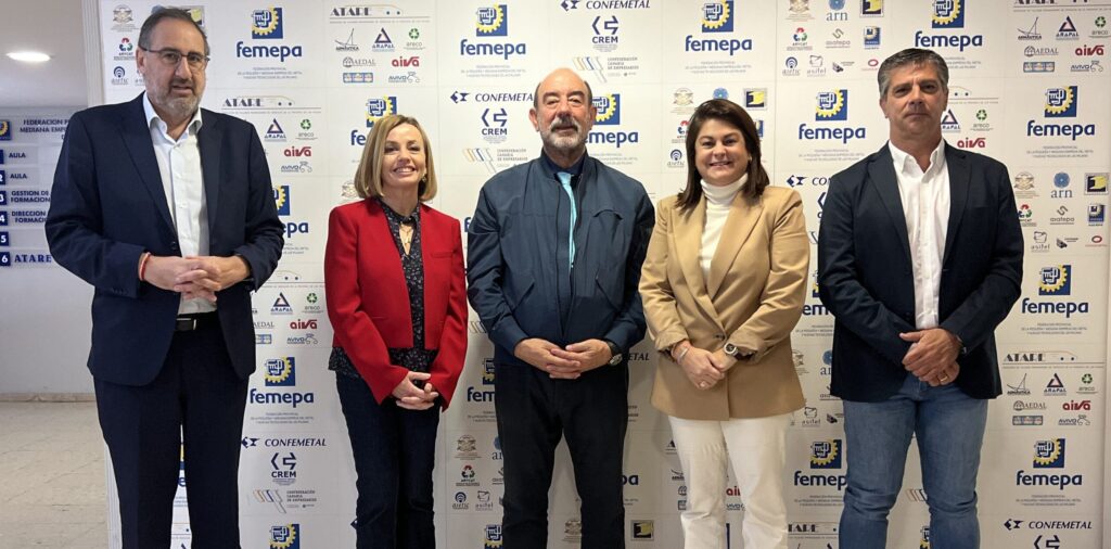 Femepa recibe la visita del Viceconsejero de Industria y la Directora General de Industria Ana Zurita