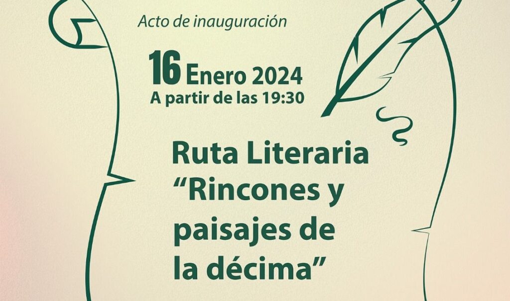 El Ayuntamiento de Fuencaliente impulsa una Ruta Literaria para poner en  valor la décima y los versadores