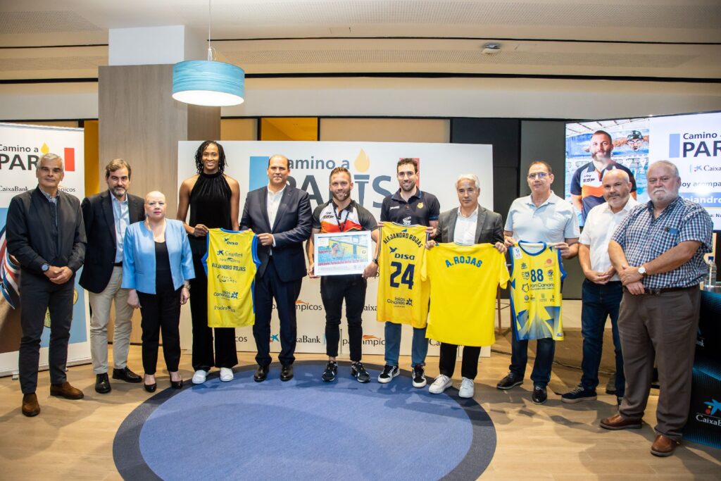 CaixaBank y las principales entidades deportivas de Gran Canaria acompañan a Alejandro Rojas en su ‘Camino a París’