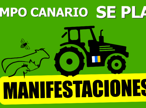 El sector agrario sale a protestar bajo el lema ‘El campo canario se planta’