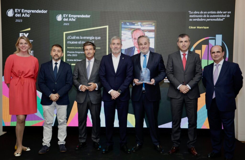 Demetrio Carceller Arce, presidente de Disa Corporación, ganador del XXVII Premio Emprendedor del Año de EY en las Islas Canarias