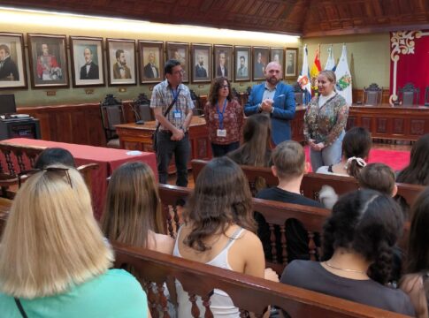 Puerto de la Cruz recibe a delegaciones de Lituania y Portugal dentro del programa Erasmus+ promovido por el IES Agustín de Betancourt