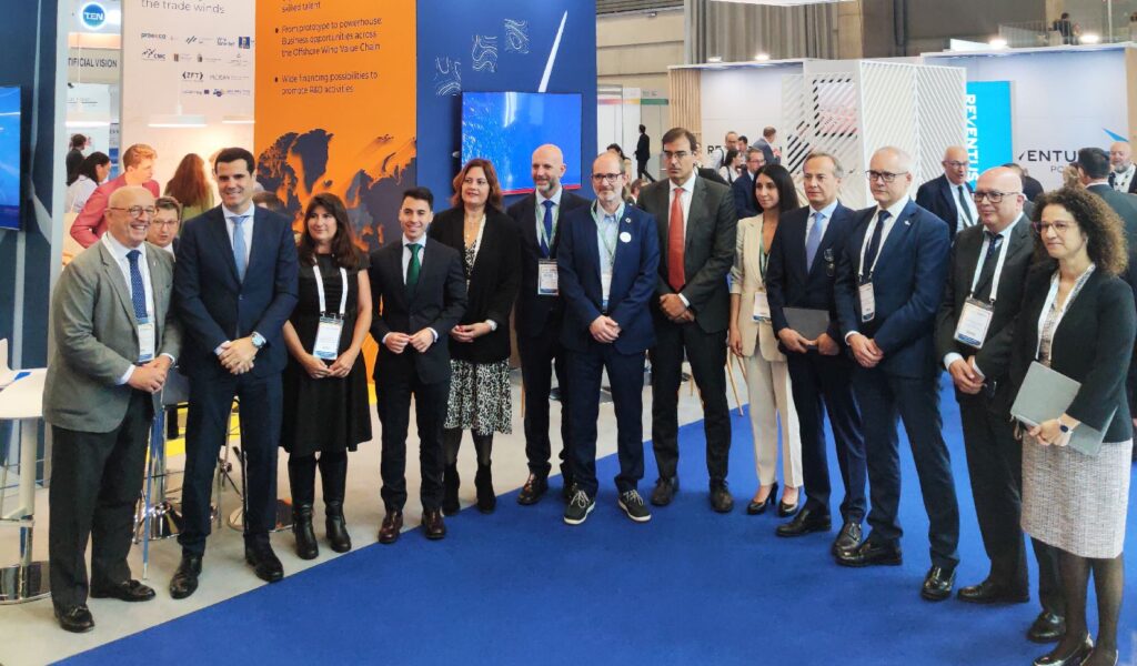 Una importante representación portuaria de FEDEPORT vinculada a la eólica offshore asiste a la WindEurope Annual Event 2024 en Bilbao