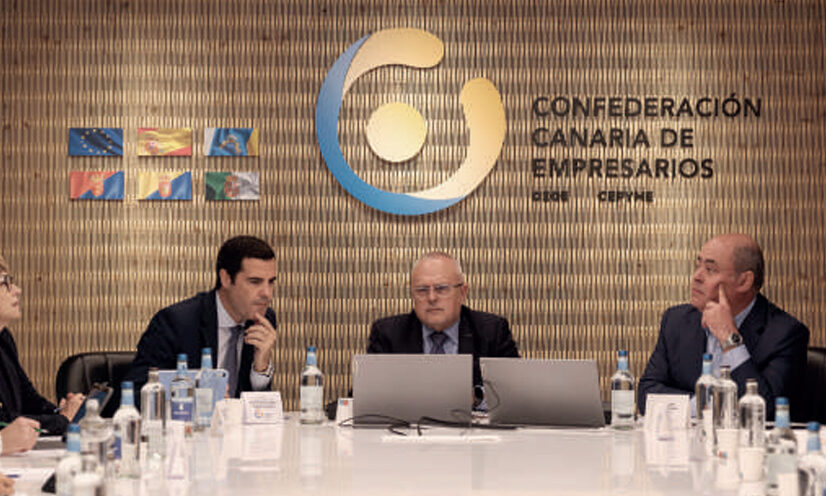 La Comisión de Asuntos Económicos de la Confederación Canaria de Empresarios se reúne con el Viceconsejero de Economía e Internacionalización del Gobierno de Canarias