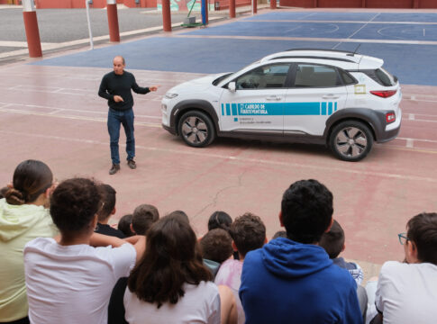 El Cabildo participa en las actividades de sensibilización sobre sostenibilidad a alumnos de Primaria en el CEO de Antigua