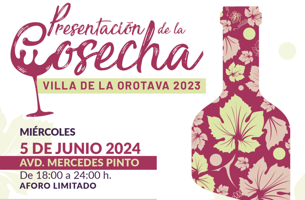 Diez bodegas de la Denominación de Origen Valle de La Orotava participan en la presentación de la Cosecha de Vinos 2023