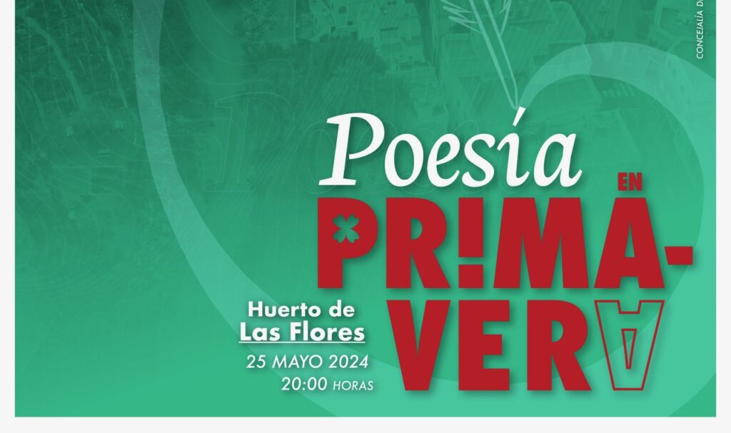 El Ayuntamiento de Agaete celebra Poesía de Primavera