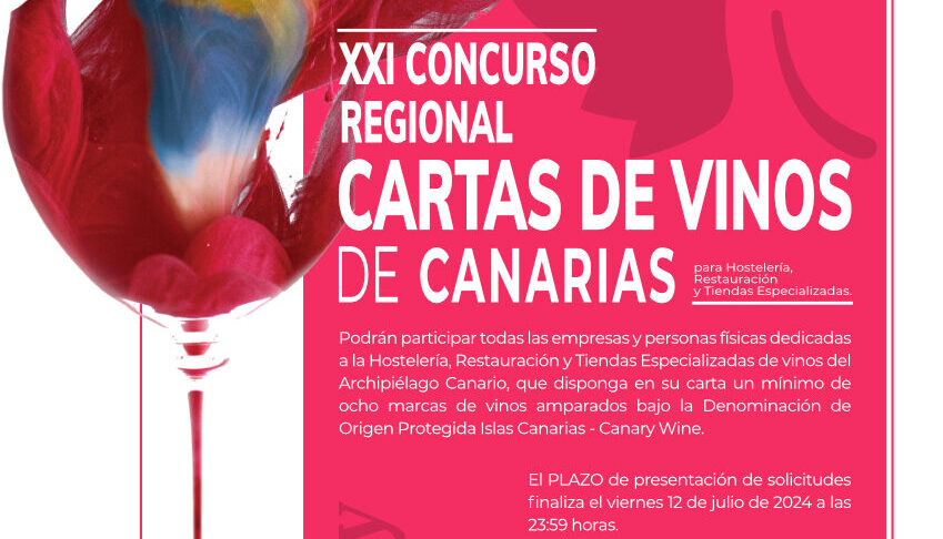 Convocado el XXI Concurso Regional de “Cartas de Vinos de Canarias” para Hostelería, Restauración y Tiendas Especializadas