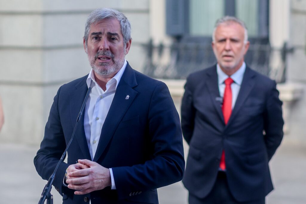 Clavijo avala la tramitación de la reforma de la Ley de Extranjería pero reclama al Estado una respuesta urgente