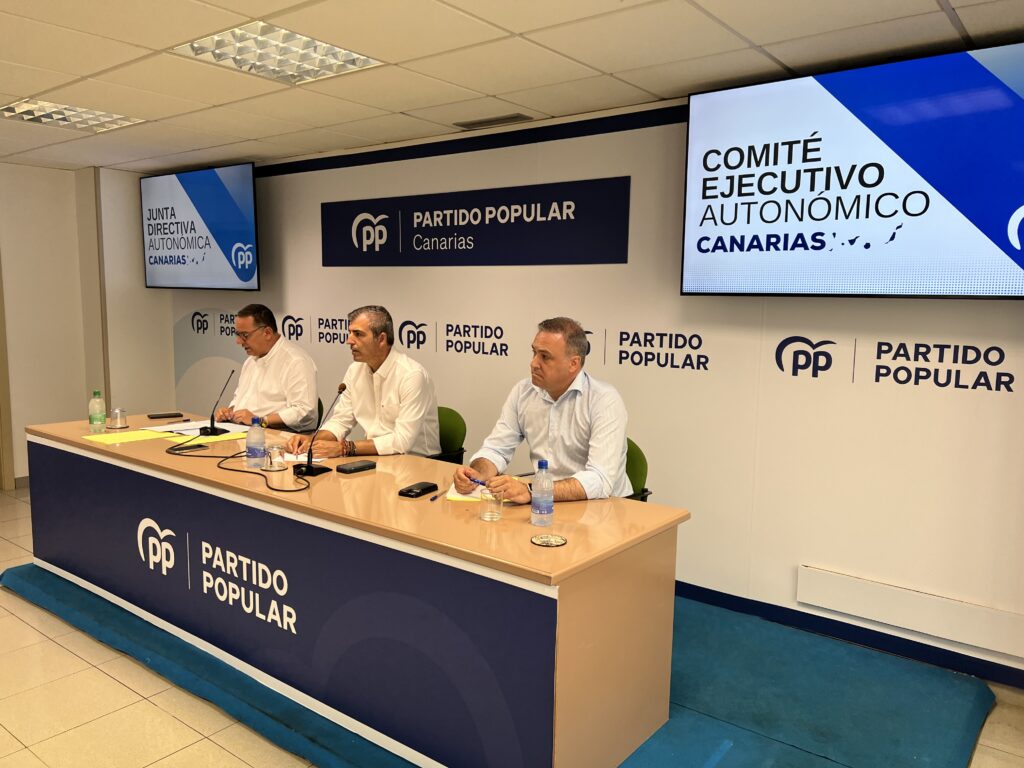 El PP de Canarias refuerza su estructura con nuevos secretarios ejecutivos y la constitución de una comisión gestora en La Gomera