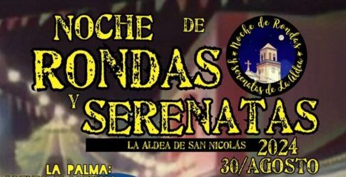 Artistas de diferentes puntos de Canarias se darán cita en la Noche de Ronda y Serenatas de las Fiestas de San Nicolás de Tolentino 2024