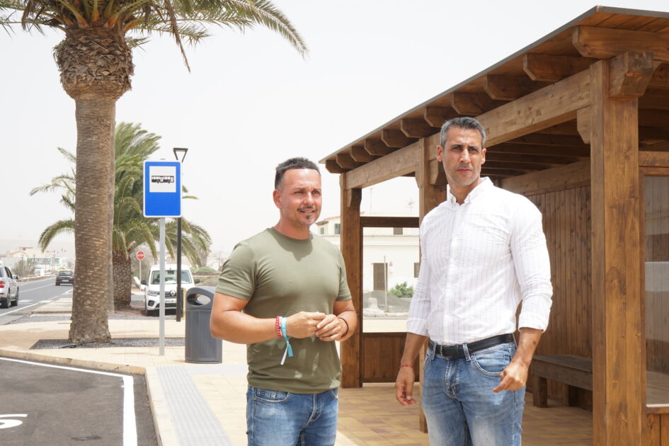 La Oliva finaliza la primera fase de reforma de la Avenida Tababaire