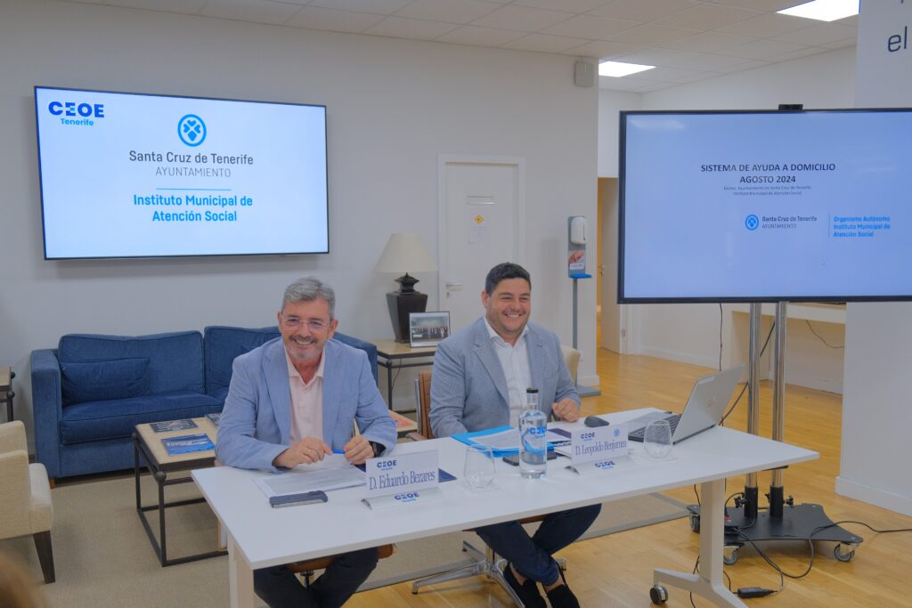 CEOE Tenerife acoge la presentación del nuevo sistema de ayuda a domicilio del IMAS