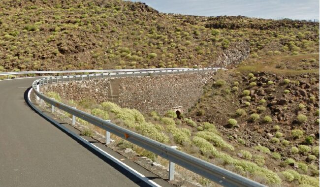 El Cabildo licita por más de 920.000 euros la obra de reconstrucción del muro y reparación de elementos viales en la Carretera de Temisas