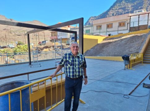 El Ayuntamiento de La Aldea culmina las obras de adecuación del espacio libre anexo al edificio de usos múltiples de Tasarte