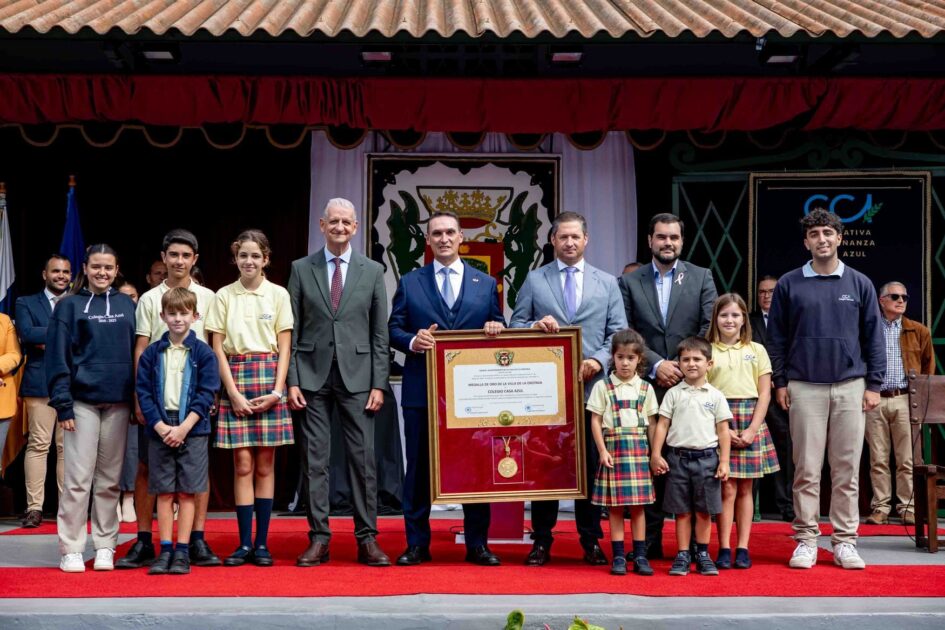 Medalla de Oro de La Orotava para el colegio internacional Casa Azul