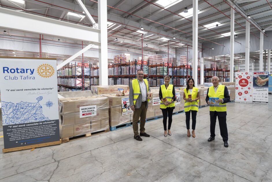 SPAR Gran Canaria y Rotary Club recogen más de  5.400 kilos de desayunos solidarios para los comedores de Cáritas