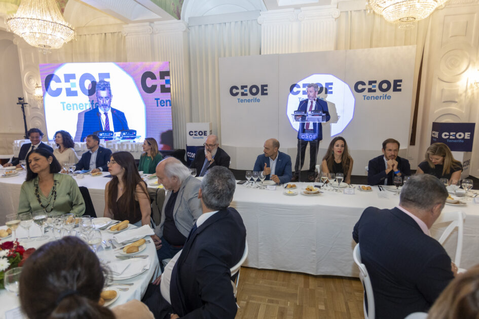 La CEOE Tenerife defiende que “la Isla no es un proyecto aislado” y reclama un compromiso colectivo