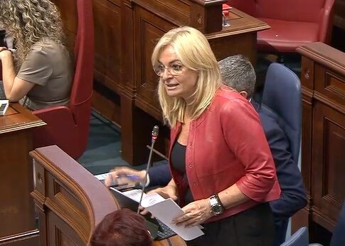 Esther Monzón expone en el Parlamento de Canarias las ventajas del Visor de Historia Clínica Unificada del SCS