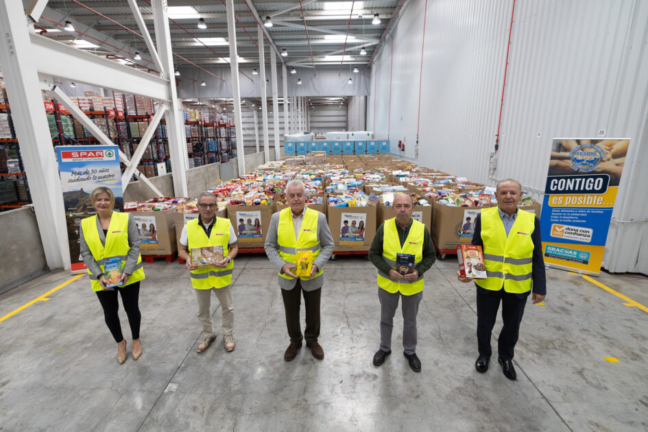 SPAR Gran Canaria entrega al banco de alimentos más de 29 toneladas de productos de la gran recogida solidaria