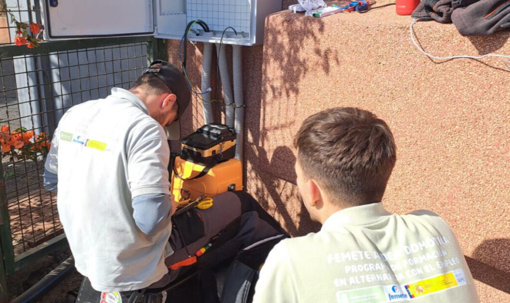 Visita a las nuevas obras de eficiencia energética en Aldeas Infantiles de Santa Cruz