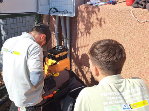 Visita a las nuevas obras de eficiencia energética en Aldeas Infantiles de Santa Cruz