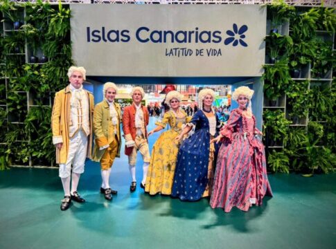 Santa Cruz de La Palma muestra en Fitur una breve escenificación del Minué como embajador de las Fiestas Lustrales