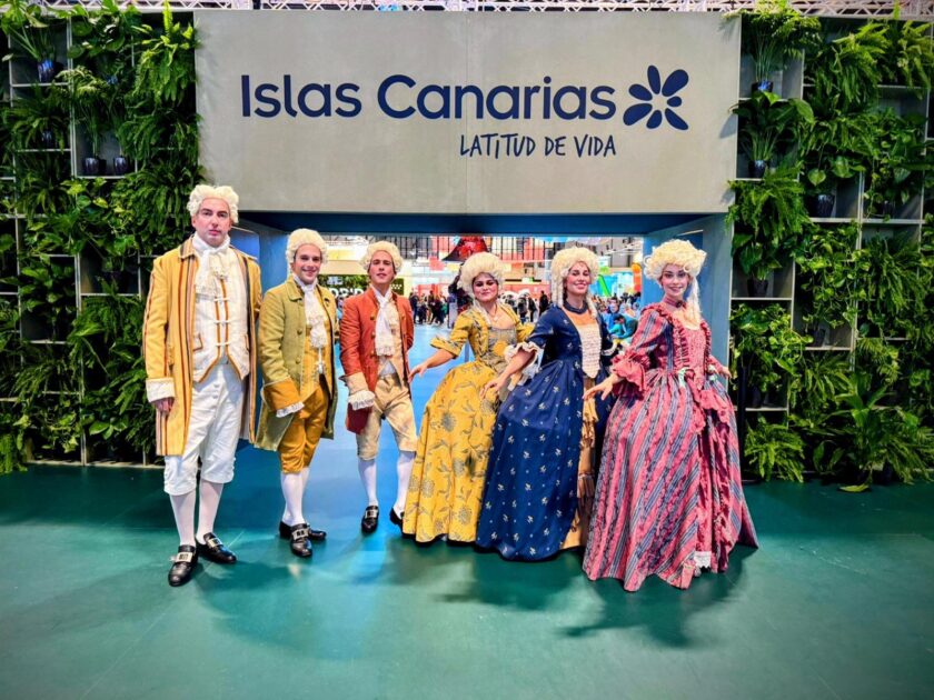 Santa Cruz de La Palma muestra en Fitur una breve escenificación del Minué como embajador de las Fiestas Lustrales
