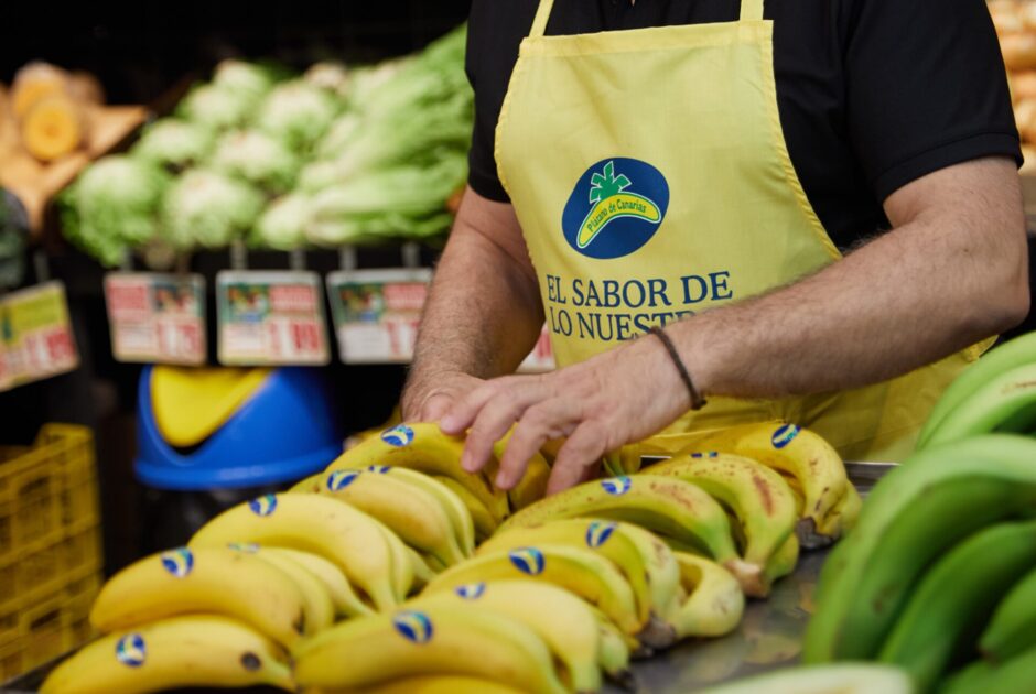Plátano de Canarias mantiene la preferencia de los hogares en España