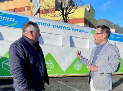 Los Realejos recibe por dos meses en El Llano el punto limpio itinerante del de Tenerife