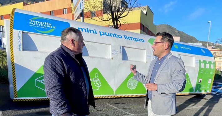 Los Realejos recibe por dos meses en El Llano el punto limpio itinerante del de Tenerife