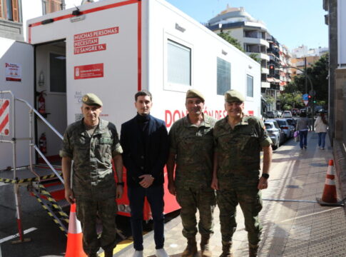 Hemodonación y Hemoterapia continúa su labor de concienciación entre el colectivo de las Fuerzas Armadas