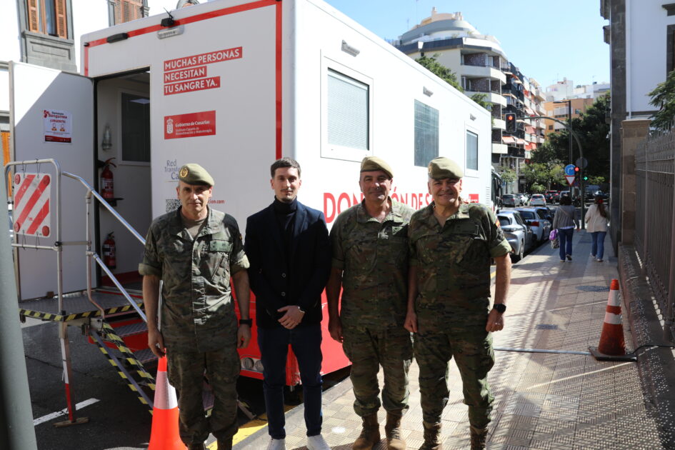 Hemodonación y Hemoterapia continúa su labor de concienciación entre el colectivo de las Fuerzas Armadas