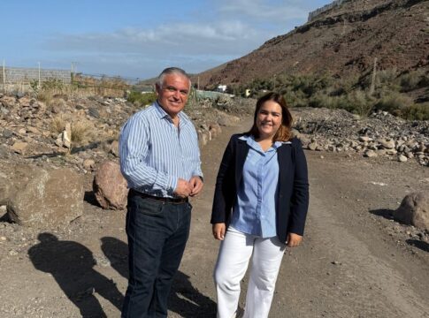 La Aldea de San Nicolás avanza en el corredor verde que conectará el casco urbano con la playa a través del barranco