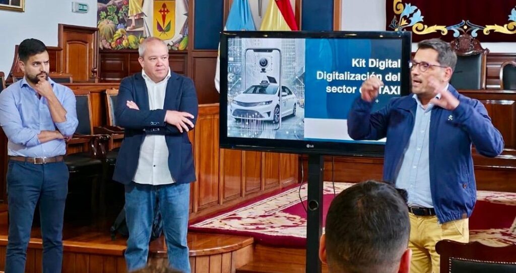 Los Realejos y ATA presentan al sector del taxi las oportunidades del ‘Kit digital’ gratuito
