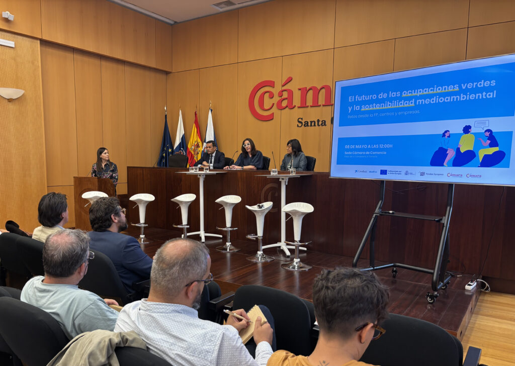 CaixaBank Dualiza y Cámara de Tenerife analizan el futuro de las profesiones verdes en Canarias