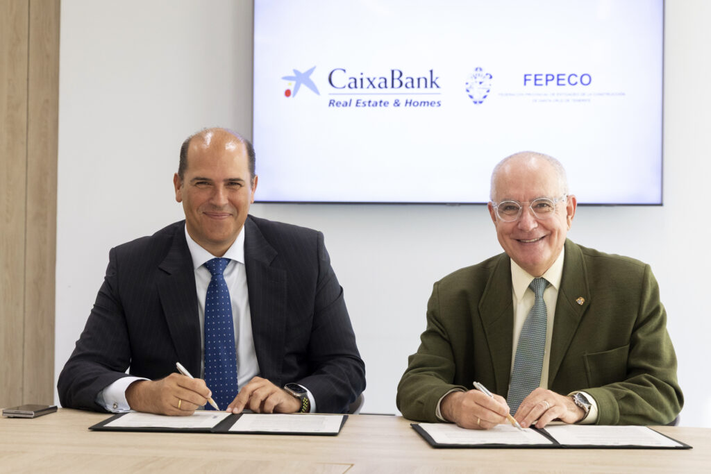 CaixaBank y Fepeco renuevan su convenio para seguir impulsando la actividad del sector de la construcción