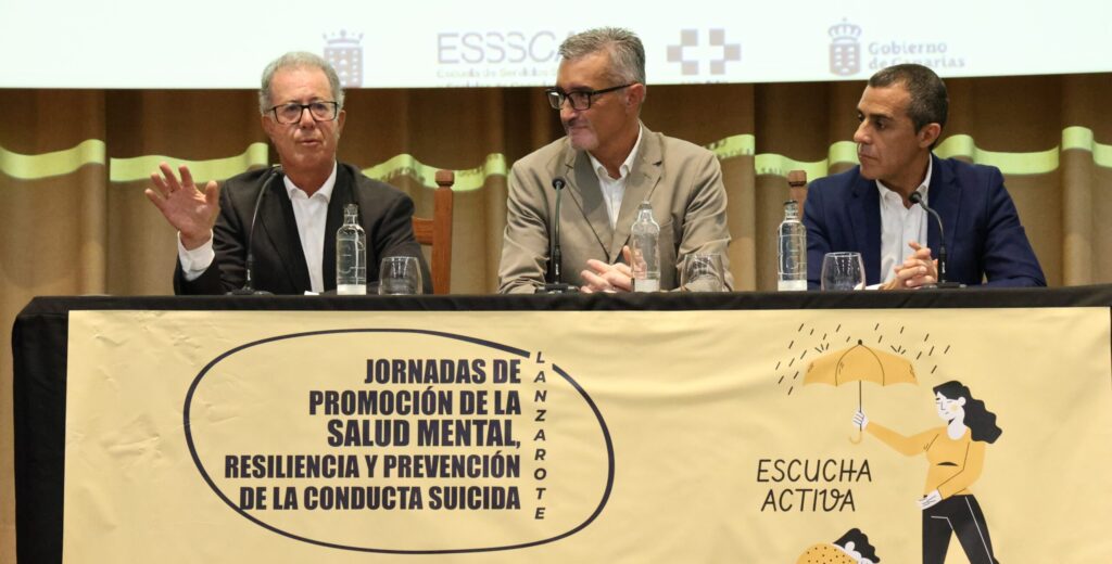 Más de 250 profesionales se forman en las I Jornadas sobre Promoción de la Salud Mental, Resiliencia y Prevención de la Conducta Suicida de Lanzarote