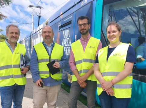 Las vías del Tranvía de Tenerife son pioneras en la realización de pruebas piloto de sistemas inteligentes desarrollados por la Universidad de Granada